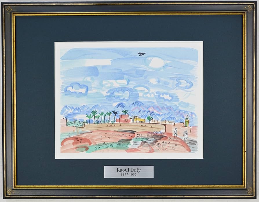 Zラウル・デュフィのリトグラフ Amazon | ラウル デュフィ 『風景【ラウル・デュフィへの手紙